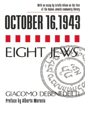 cover image of October 16, 1943/Eight Jews